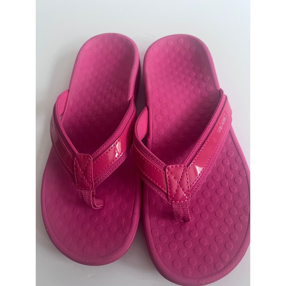 Vionic Tide II Pink Orthotic Thong Sandals H44TIDEII Women 8 Arch Support